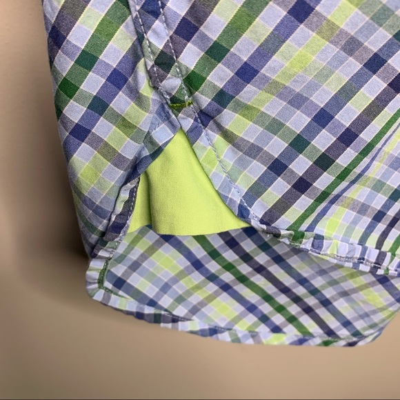 TOMMY HILFIGER 80’s 2 Ply Plaid Button Down Shirt - Picture 7 of 8